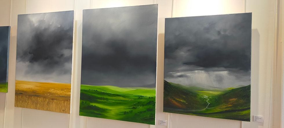 Atmospheric and moody oil painting