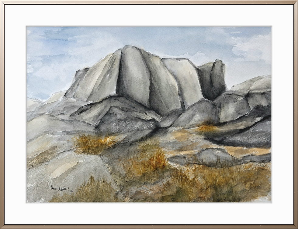 Thumbnail: Ancient Granite Inselberg, the Shadows of Warriors