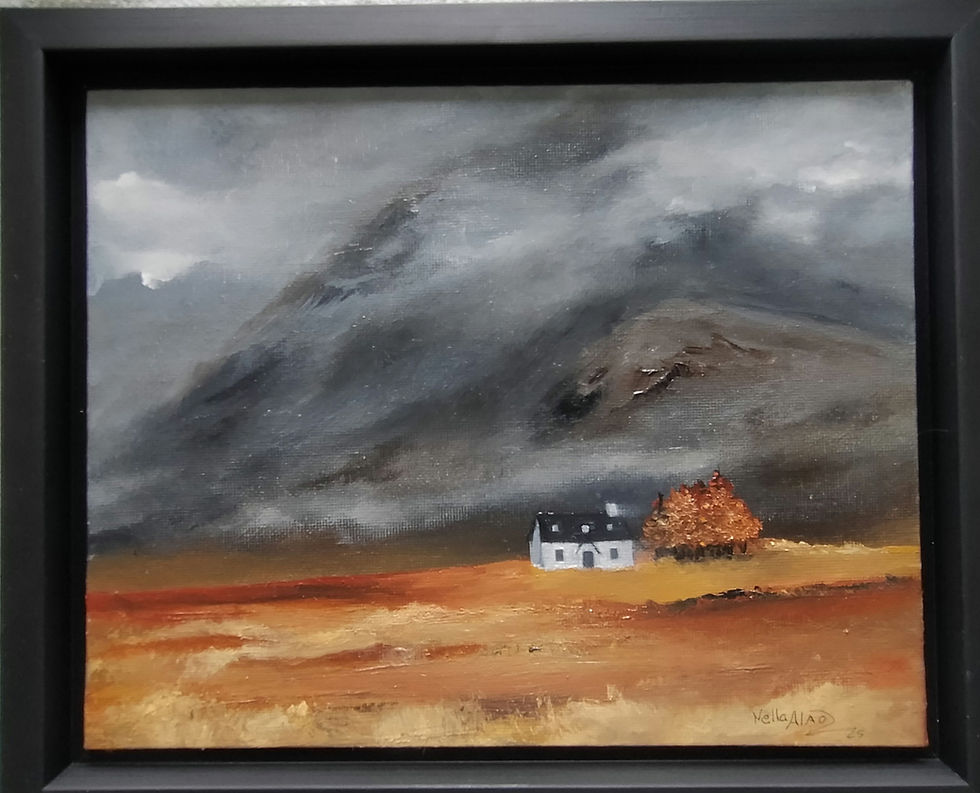 The Cottage in the Mountains of Highlands , Glencoe