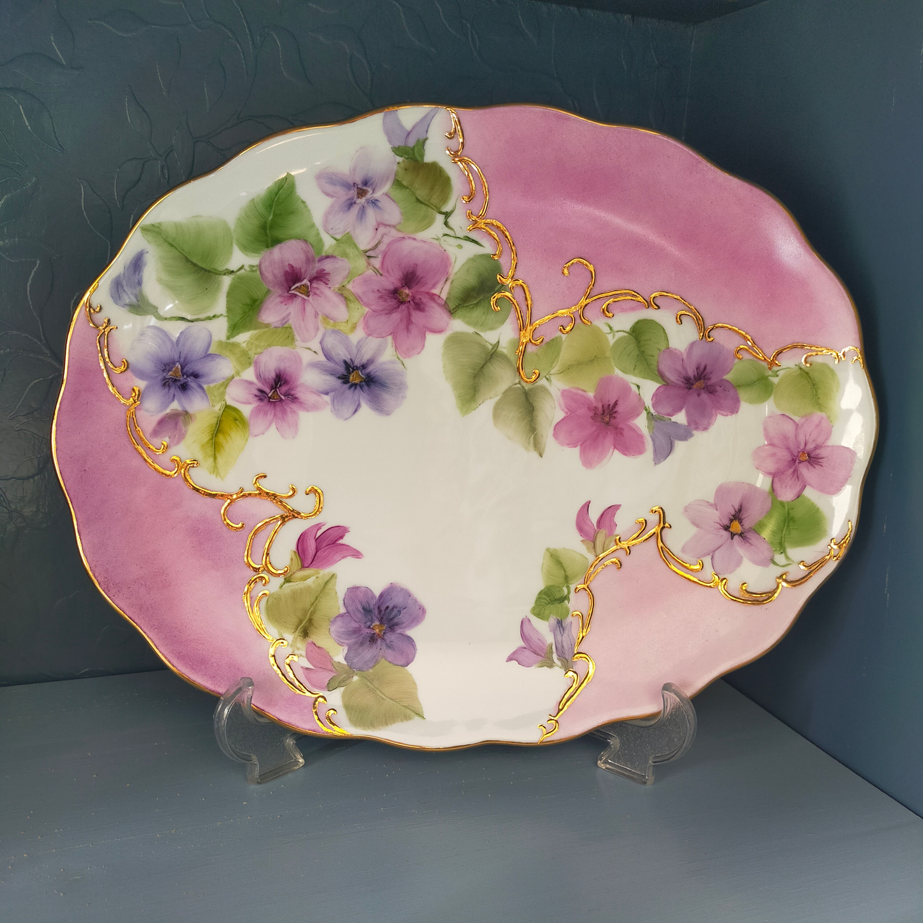 Beautiful and Unique Porcelain Plate