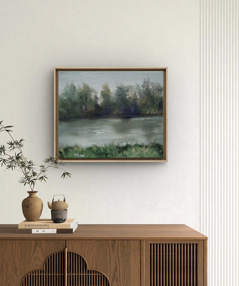 Miniatura: Cold Day Next to the River