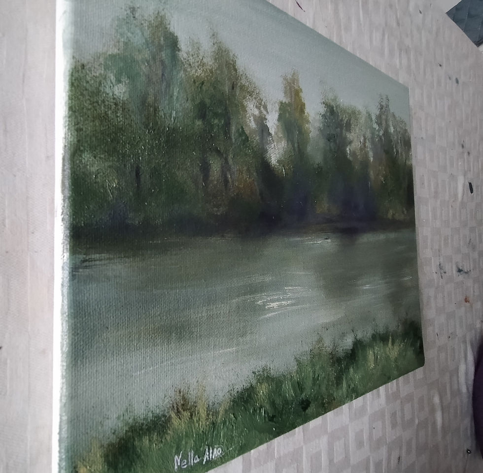 Miniatura: Cold Day Next to the River