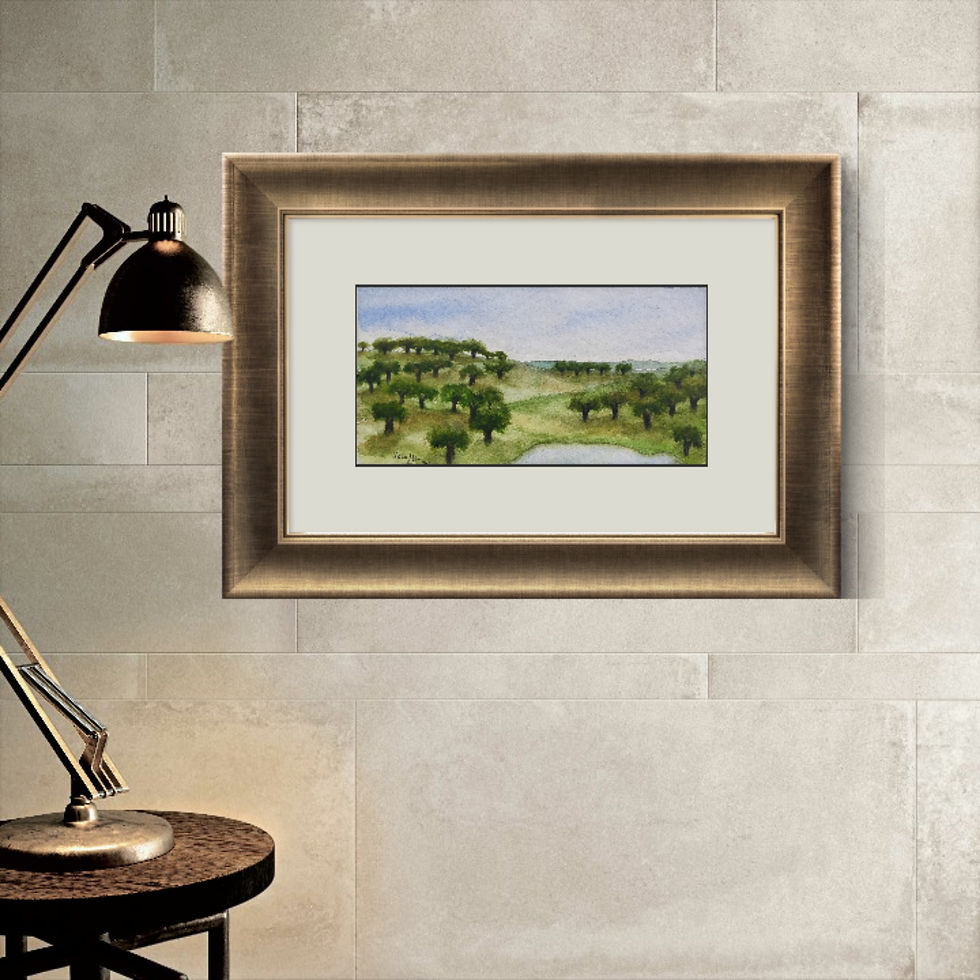 Miniatura: Pintando o Alentejo ; Montado - Painting the Alentejo 