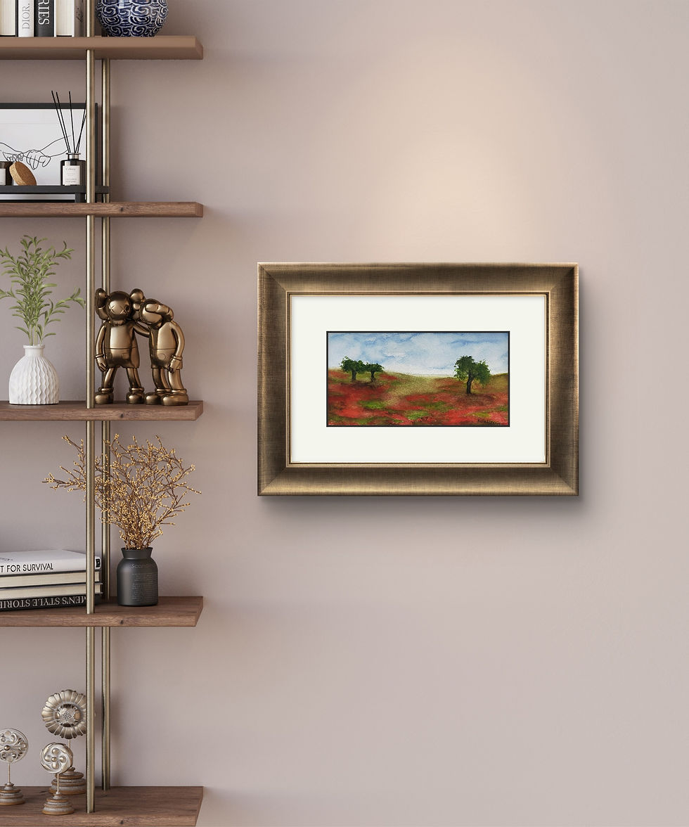 Thumbnail: Field with poppies; Pintando o Alentejo series 