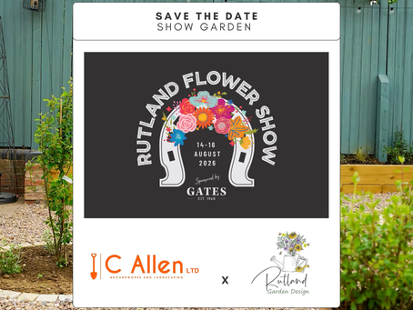 C Allen Groundworks and Landscaping x Rutland Garden Design show garden at Rutland Flower Show 2026