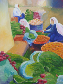 Vegetable Market Women