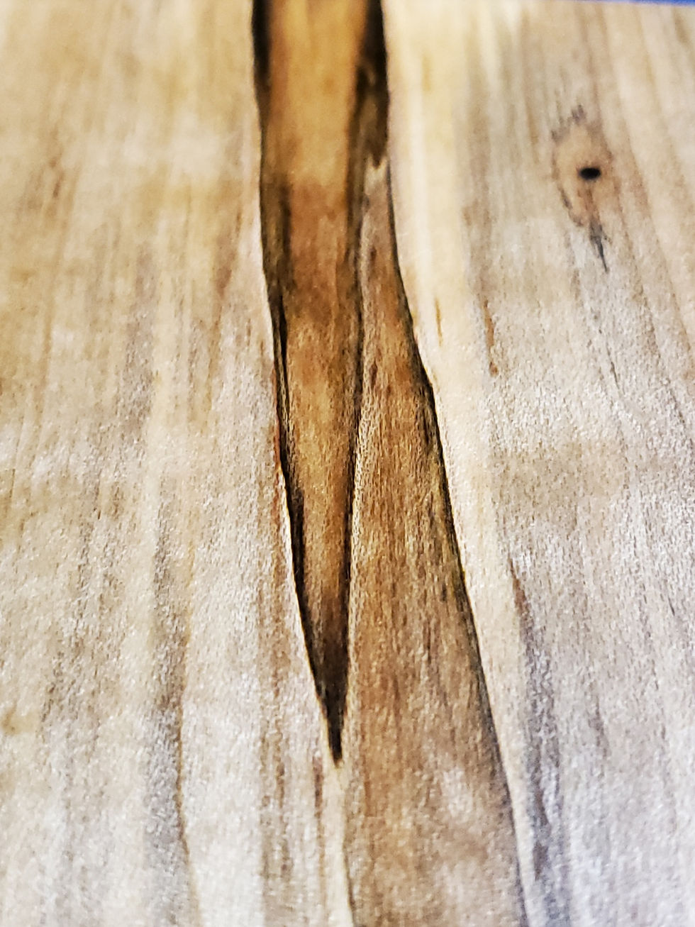 Thumbnail: ***SOLD***- Ambrosia Maple Live Edge Charcuterie Board with Epoxy Details
