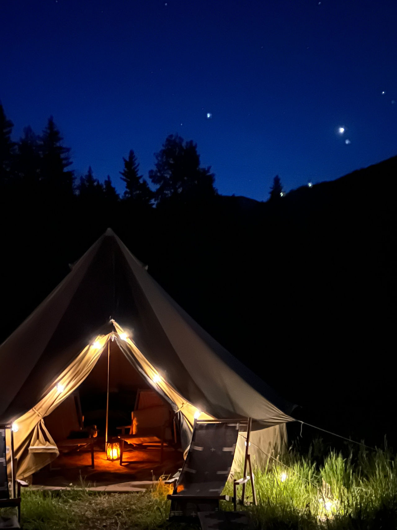Glamping in Colorado Mountains