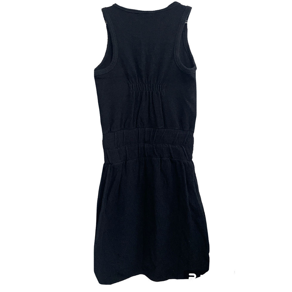 Miniatura: Vestido de Algodão Preto da TetiGio - Tam M