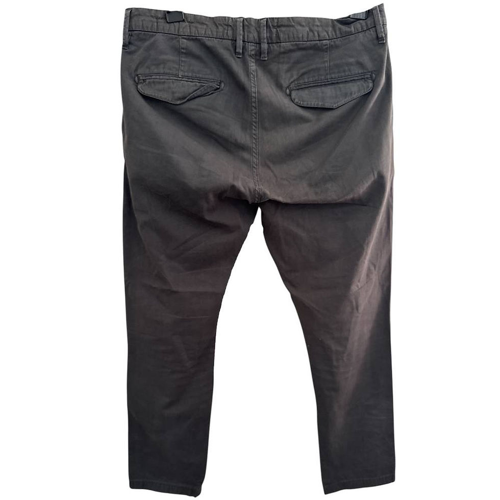 Miniatura: Calça de Sarja Cinza Masculina da Reserva - Tam 40