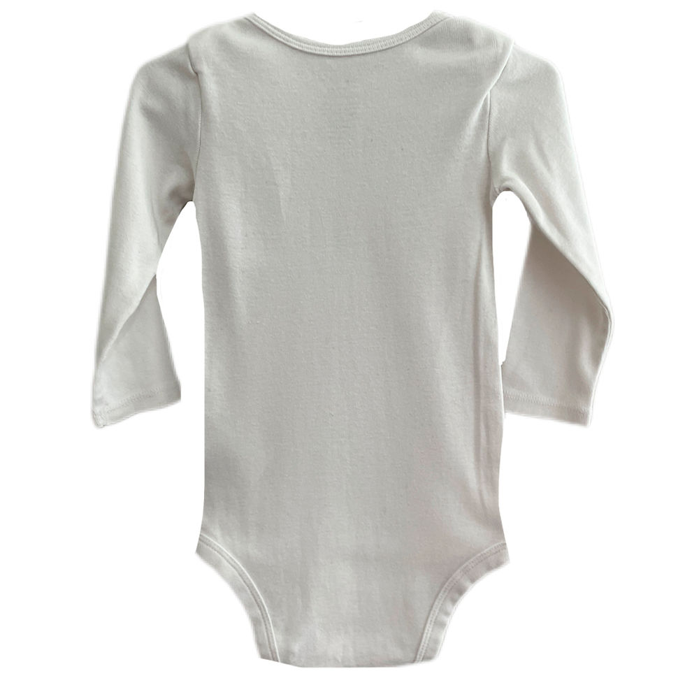 Miniatura: Body Manga Longa Branco da Carter's - Tam 12 Meses