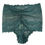 Miniatura: Calcinha Rendada Cintura Alta Verde da Loungerie - Tam P
