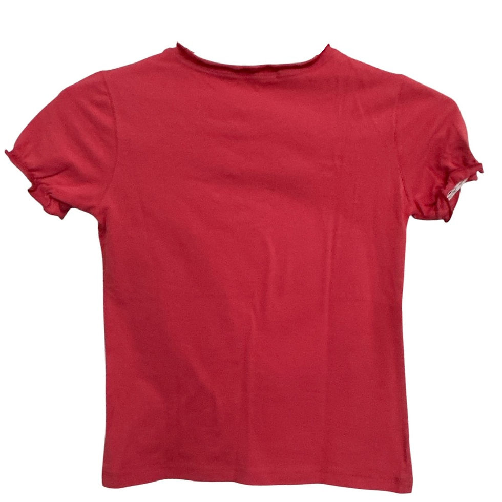 Miniatura: Blusa de Algodão Lisa Vermelha da Paola Da Vinci - Tam 6