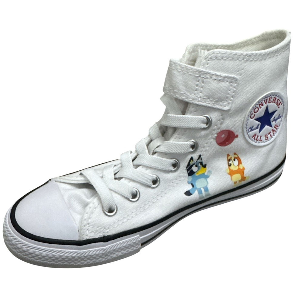 Miniatura: Tênis Branco Tema Bluey da All Star Converse.- NOVO - Tam 32