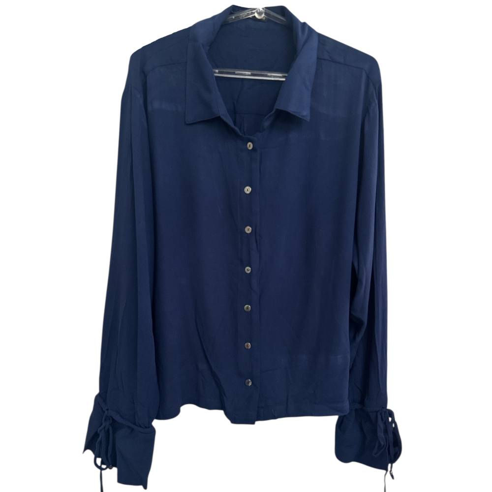 Camisa Azul Marinho da Rubinella - Tam 50