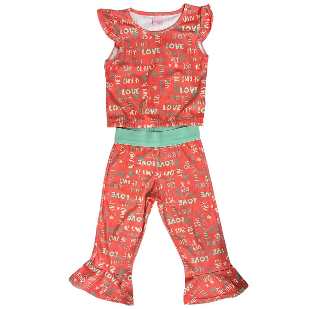Conjunto Infantil Calça e Blusa da Color Mini - Tam 2
