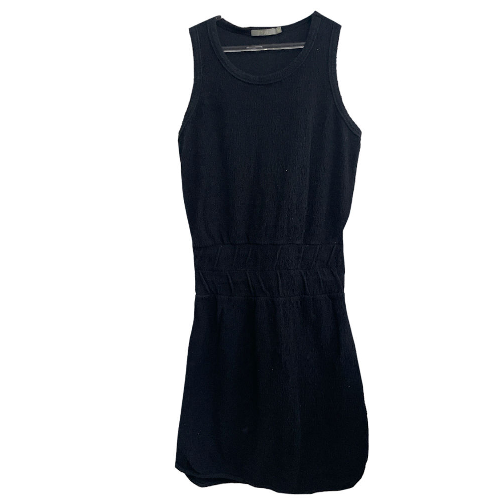 Vestido de Algodão Preto da TetiGio - Tam M