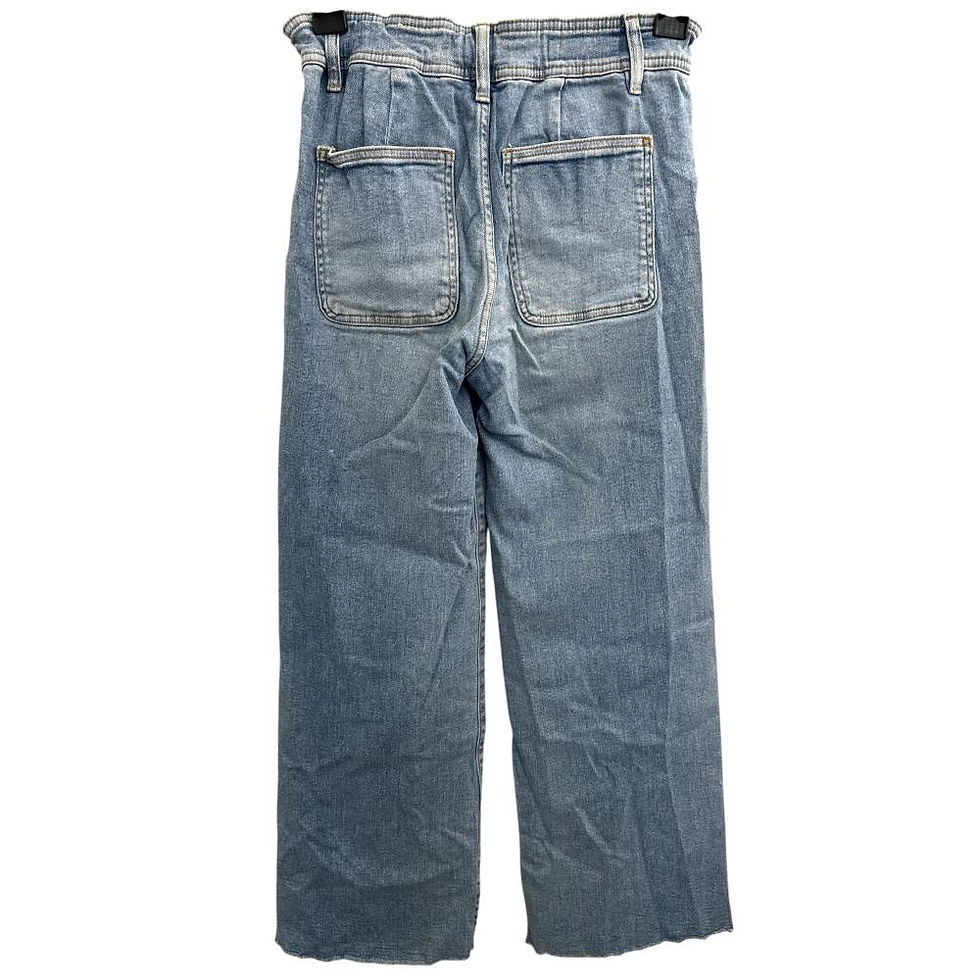 Miniatura: Calça Jeans Cós Elástico da Zara - Tam 13 - 14