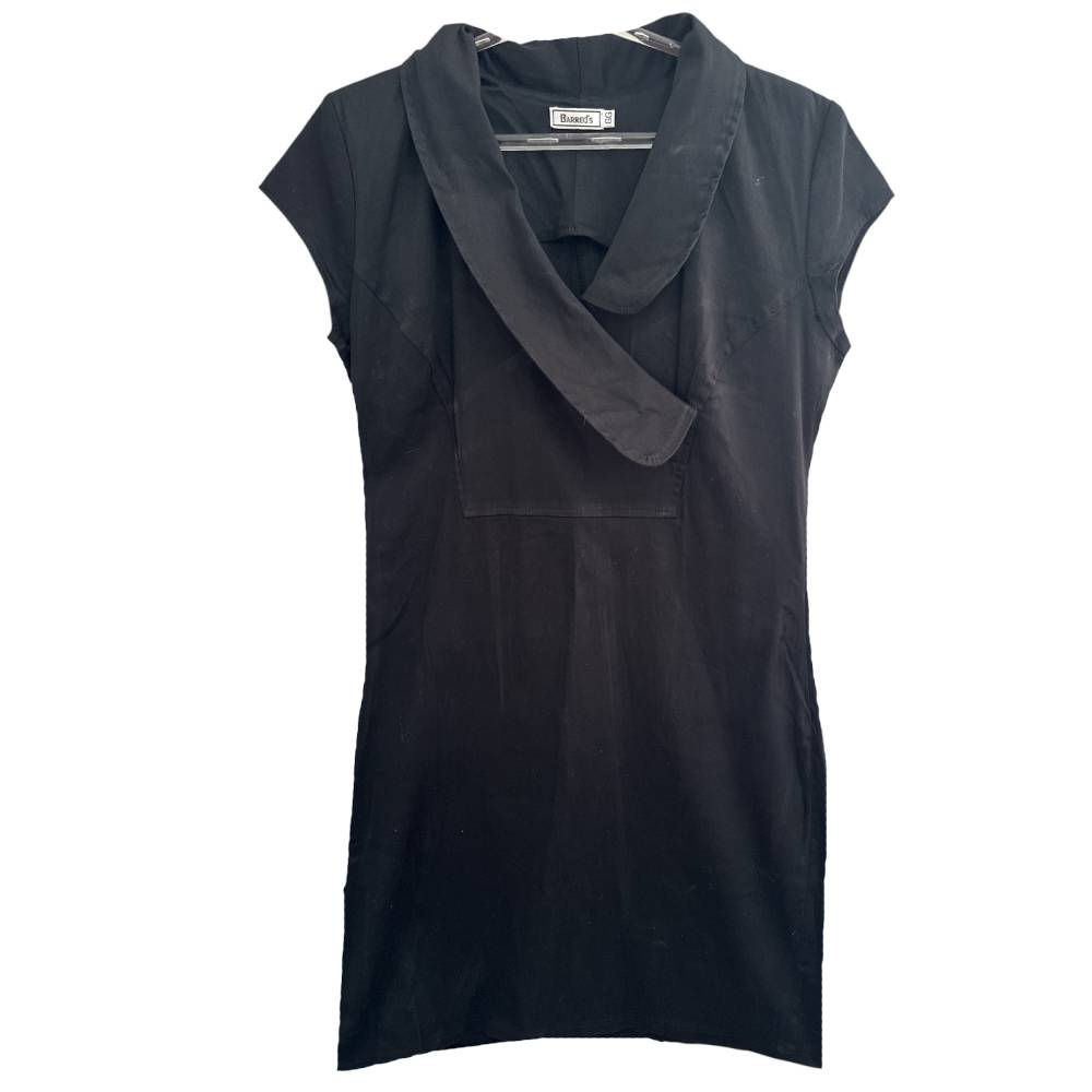 Vestido de Algodão Preto da Barreds - Tam GG
