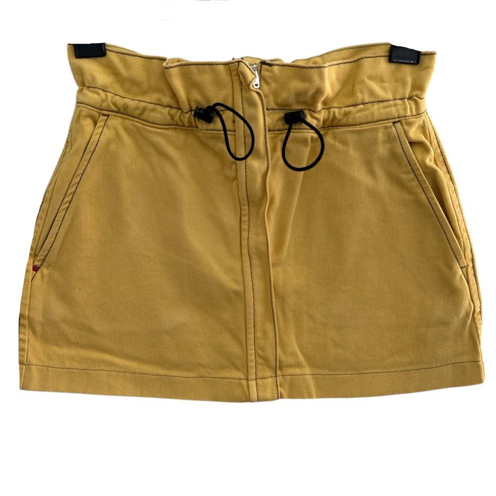 Saia Jeans Amarela da Fórum - Tam 36