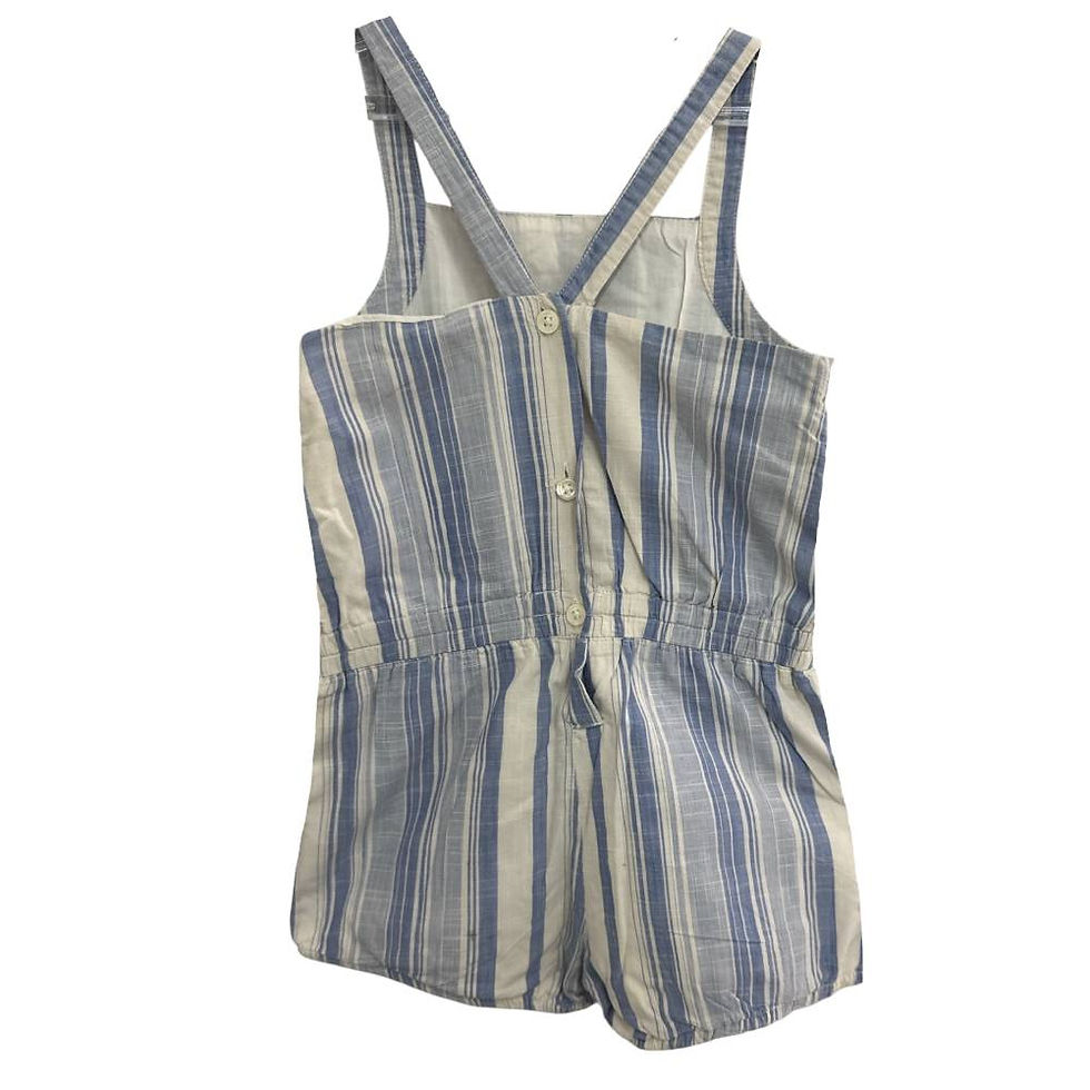 Miniatura: Macaquinho Listras Azul da GAP - Tam 4