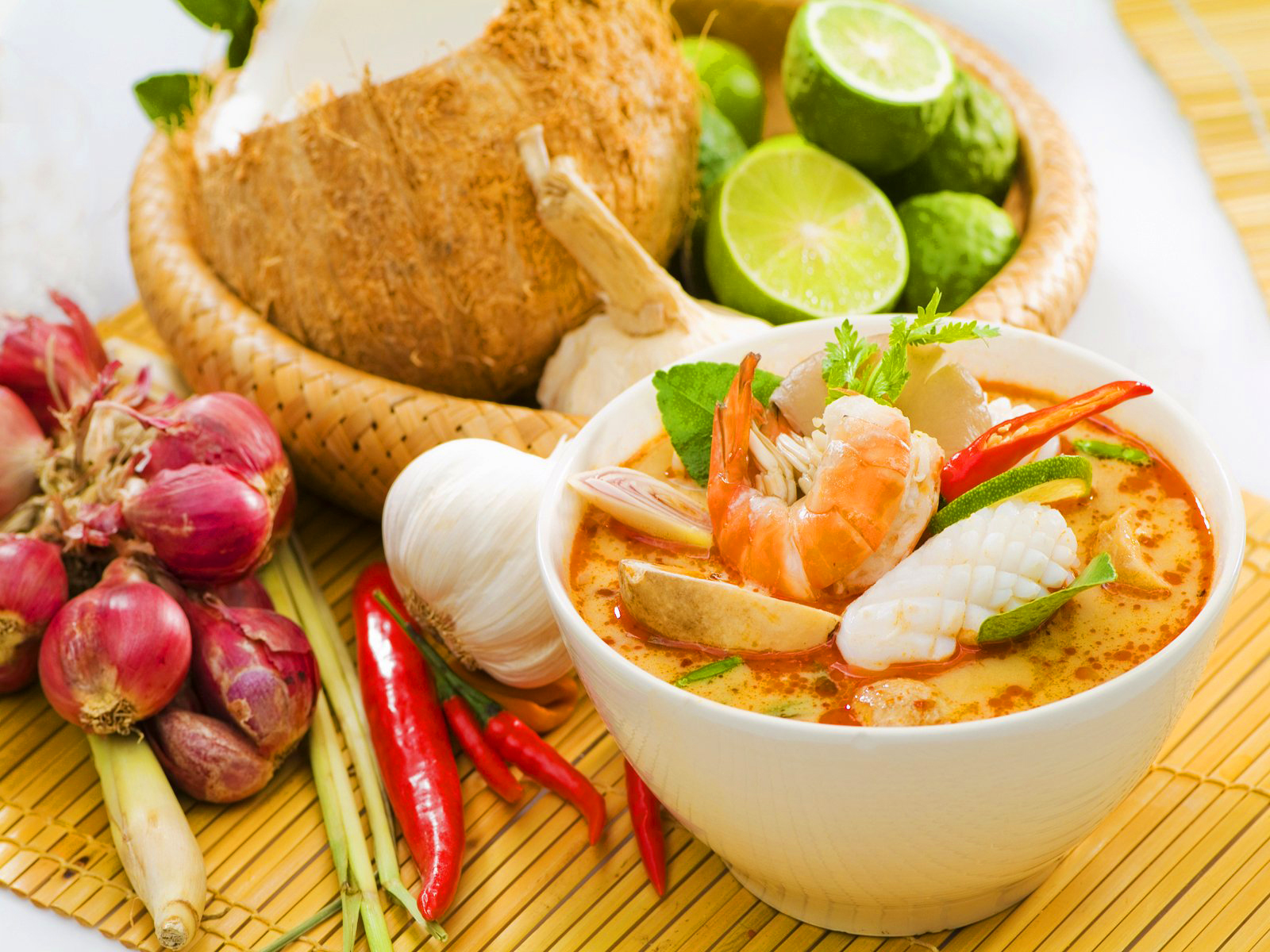 Arranged Food and Objects