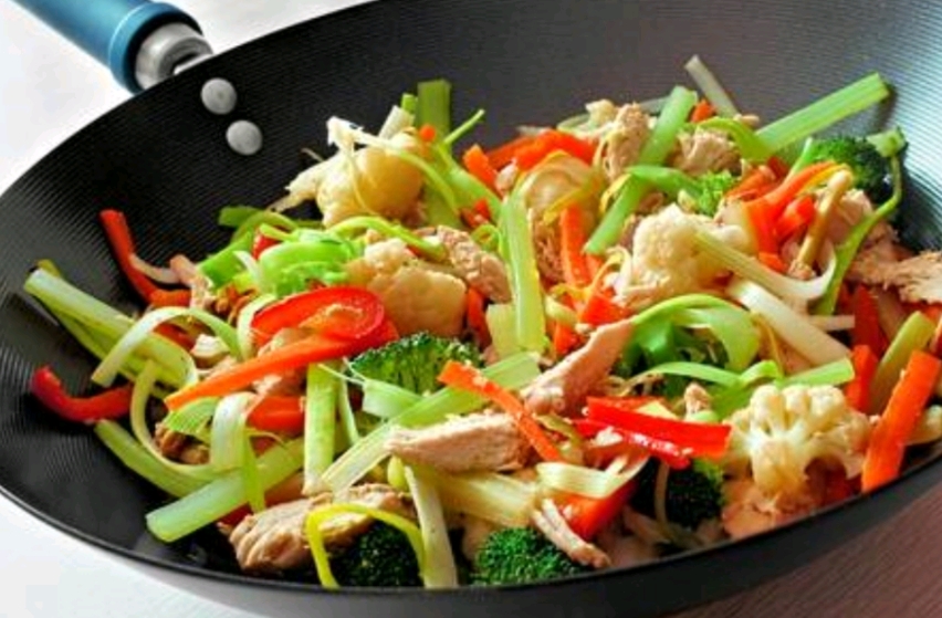 Arranged Food and Objects