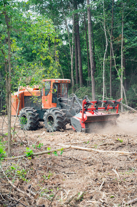 Heavy Equipment mulching