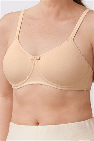 Amoena Lara Cotton Padded Bra- Nude