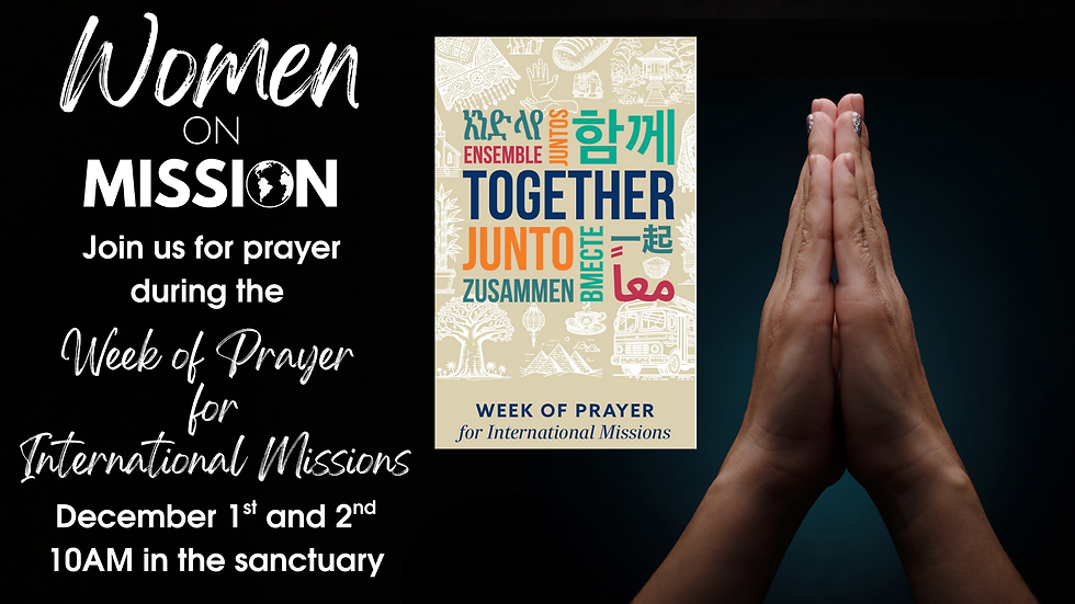 Women on Mission Prayer