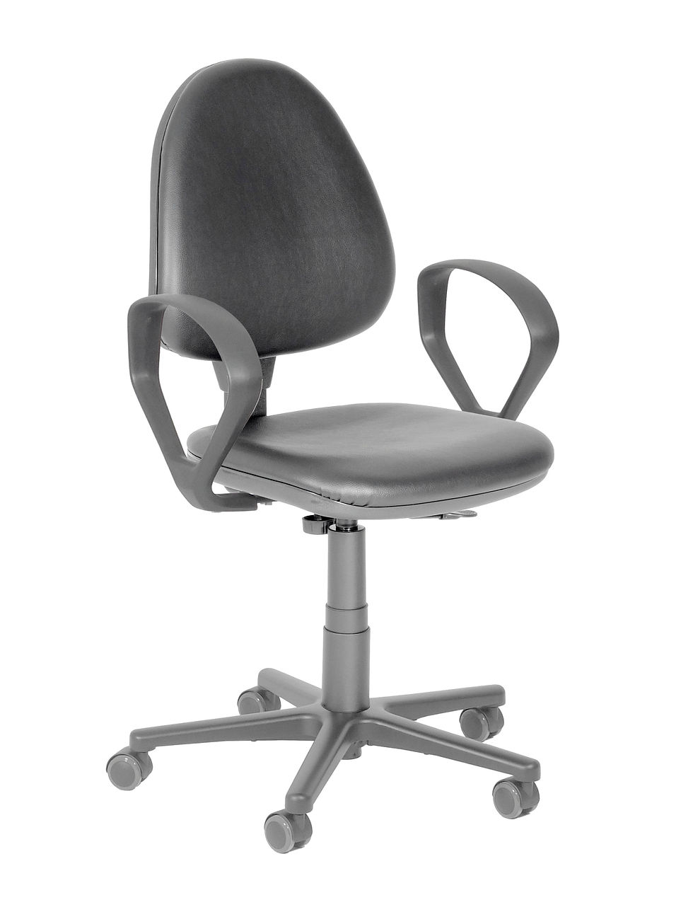 Miniaturbild: ergonomischer Arbeitsstuhl, Sitz und Lehne gepolstert