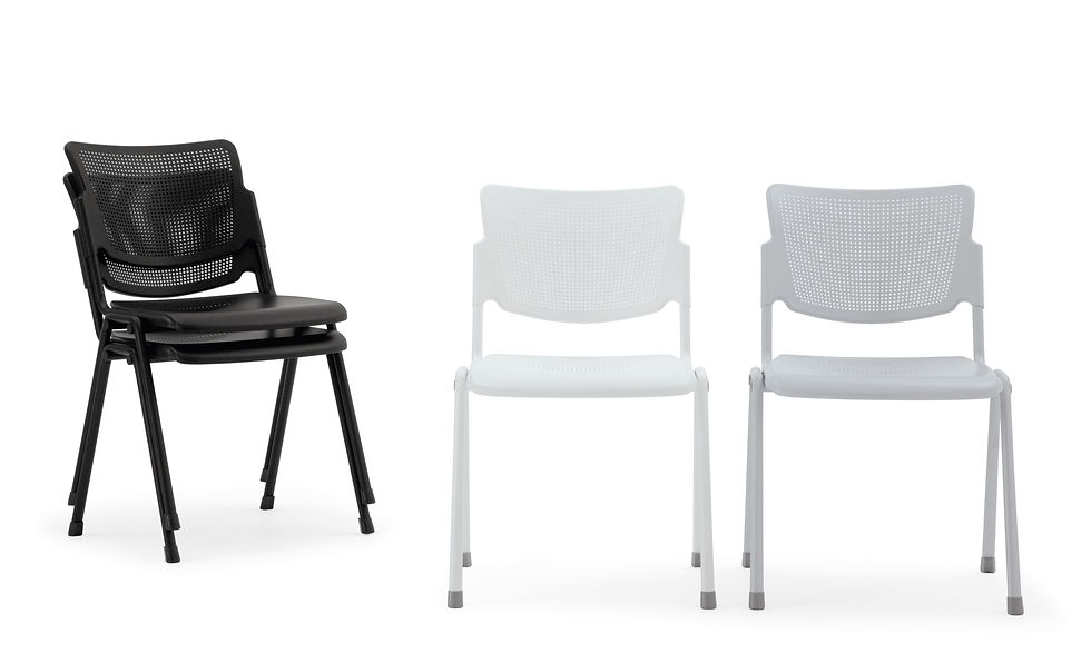 Miniaturbild: Metallstühle aus Lochblech