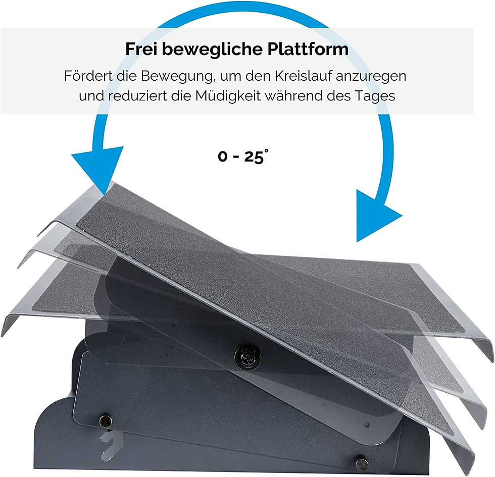Thumbnail: bewegliche Fußstütze aus Metall 