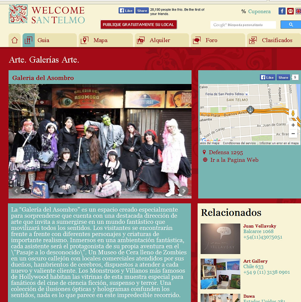 Welcome San Telmo 2013