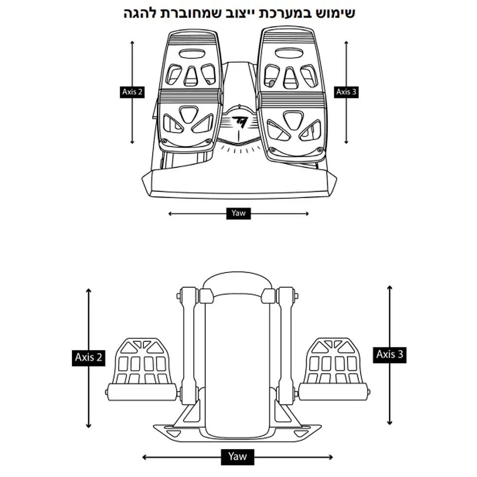 תמונה ממוזערת: ג'ויסטיק (בקר) טיסה - Thrustmaster TCA Yoke Boeing Edition למחשב ול-Xbox