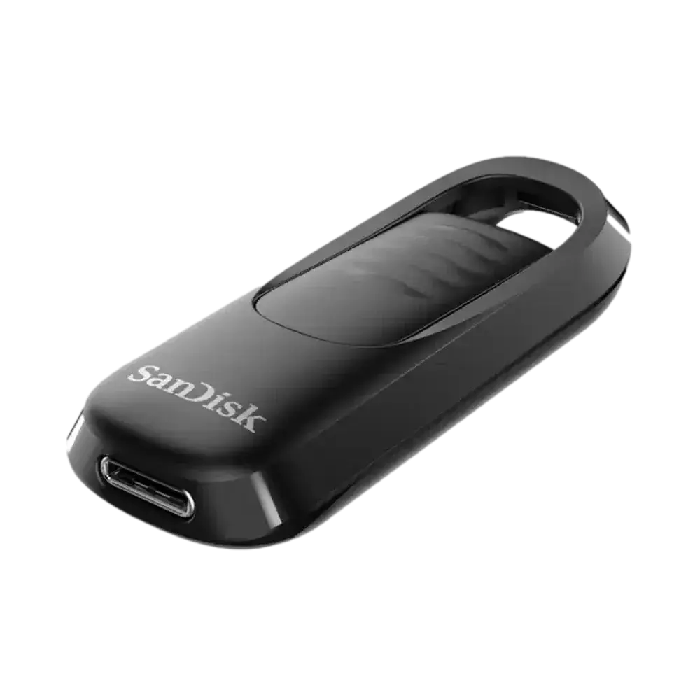 כונן Z480 Ultra Slider USB Type-C 128GB בצבע שחור מבית SANDISK
