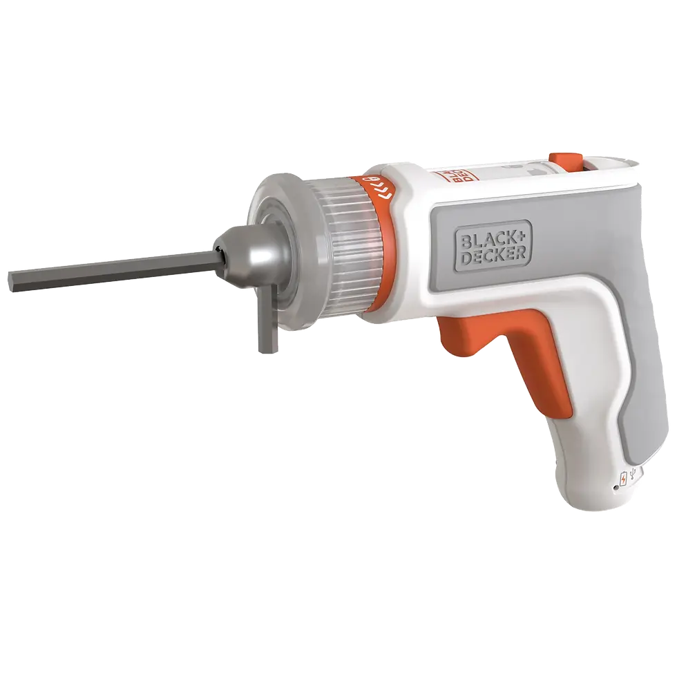 תמונה ממוזערת: מברגה נטענת עם מתאם אלן דגם BCRTA01 Black&Decker