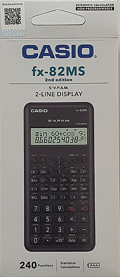 תמונה ממוזערת: מחשבון מדעי ג׳ויסטיק FX-82MS CASIO