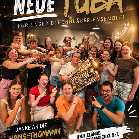 Neue Tuba für unser Blechbläser-Ensemble