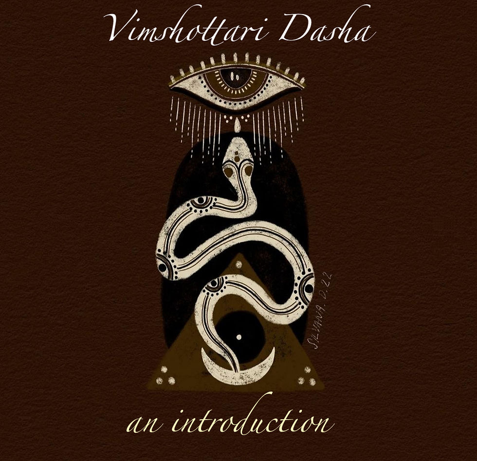 Vimshottari Dasha an introduction Adam Sommer