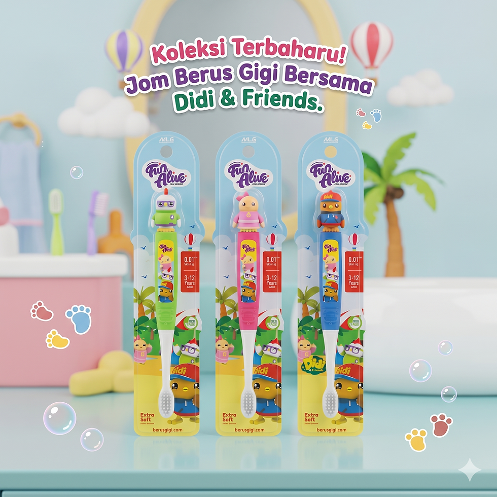 Rahsia Gusi Sihat & Senyuman Ceria: Kenali Berus Gigi Figurin Didi & Friends
