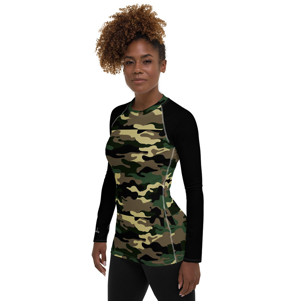 Thumbnail: AOD camo Women's Rash Guard