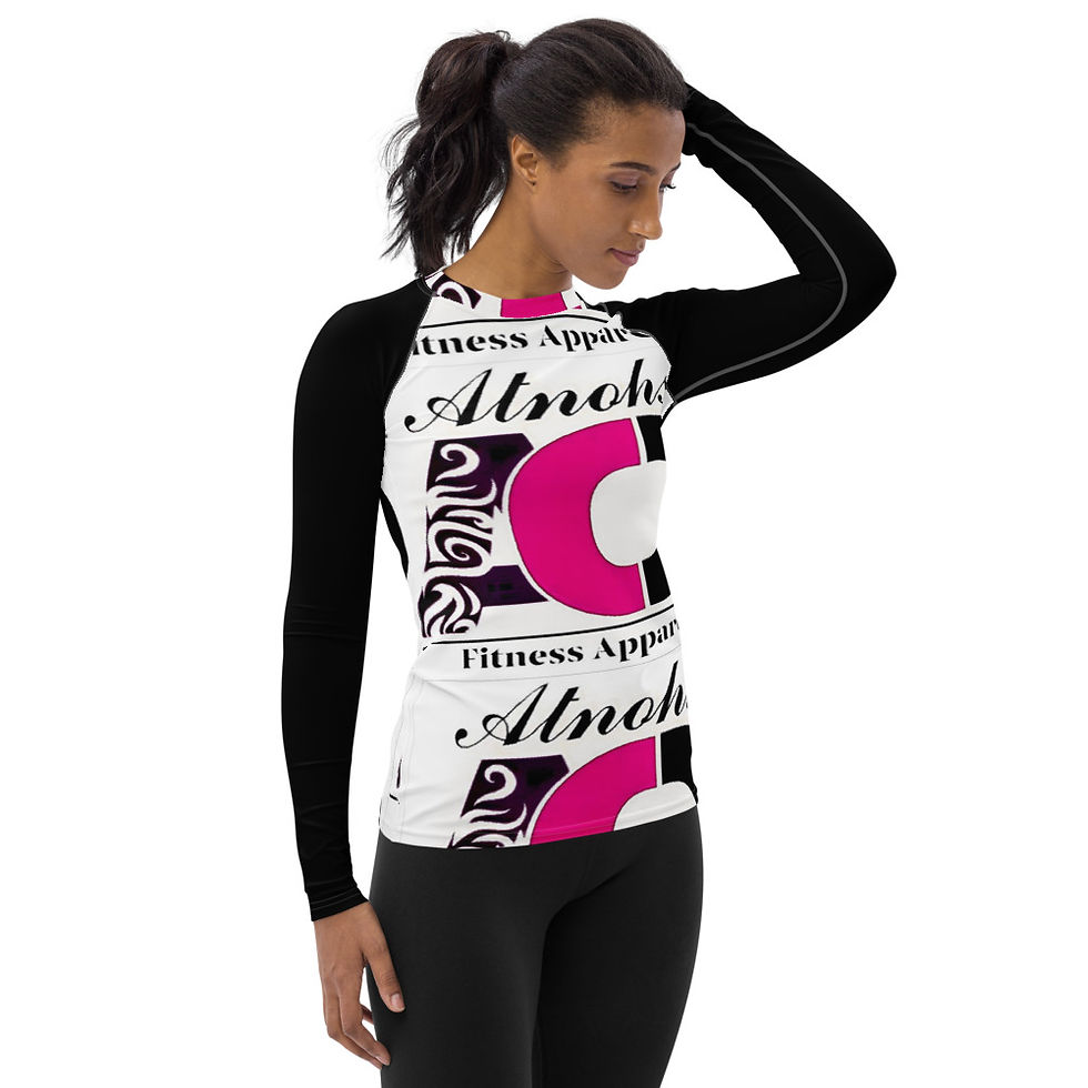 Thumbnail: AOD pink Women's Rash Guard