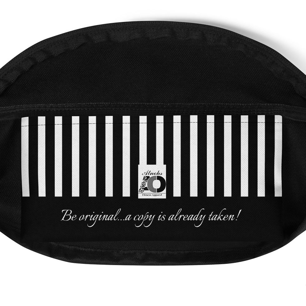 Thumbnail: "AOD Fitness Apparel" white Fanny Pack