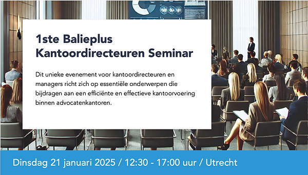 Balieplus kantoordirecteuren seminar