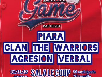 Concierto: "Back in the Game" Sala Le Coup Gasteiz
