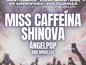 Próximas 3 fechas con SHINOVA (Murcia, Extremúsika y Sevilla)
