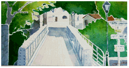le pont de la place du Chenevier