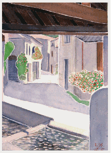 une vue du lavoir