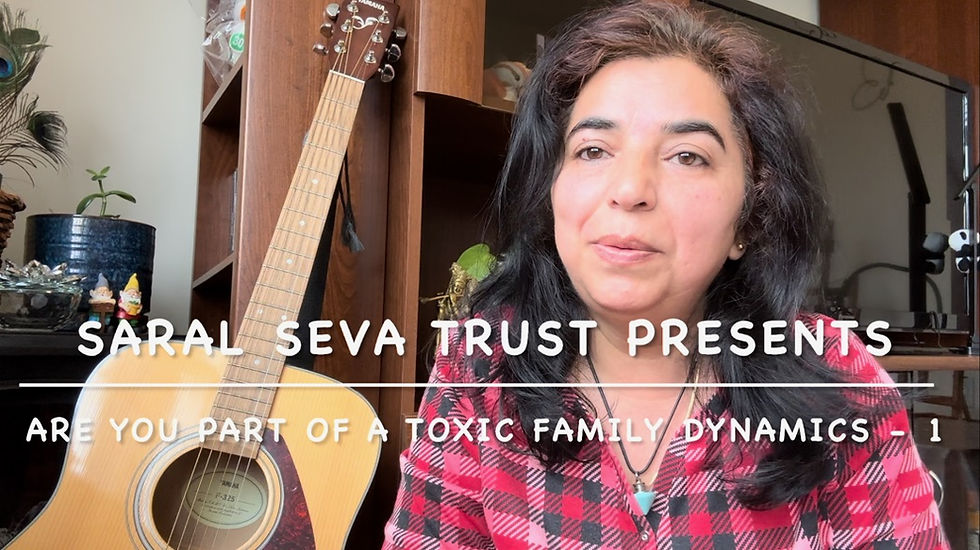 Your path out of a toxic family master class